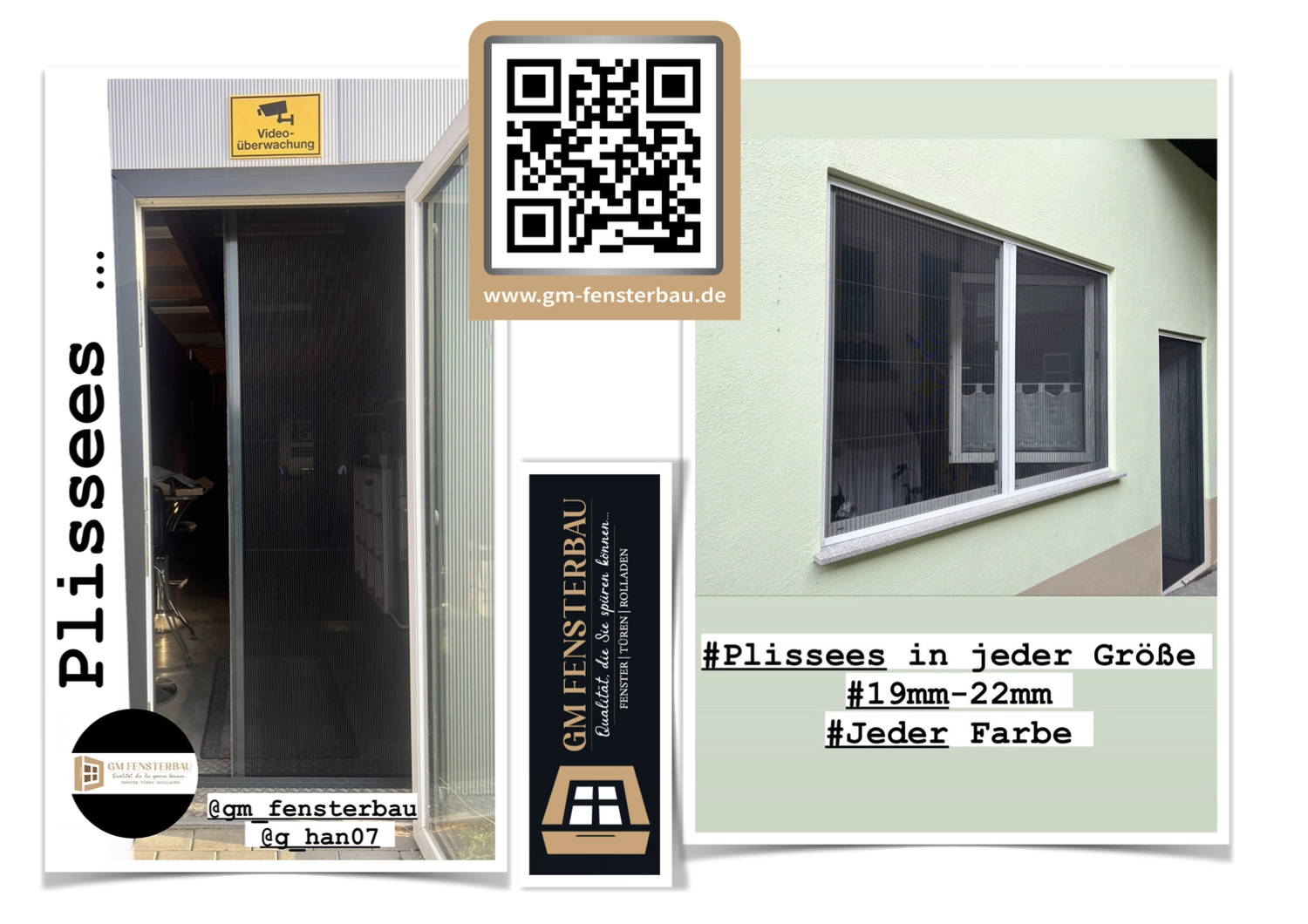 GM-Fensterbau - Fenster - Türen - Rollladen - Plissees